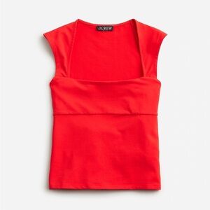 J. Crew Women's Red Top